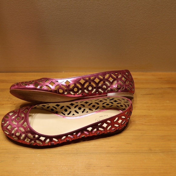 Coach metallic pink flats - would fit size 10 - Picture 3 of 12